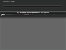 Tablet Screenshot of delivero.com
